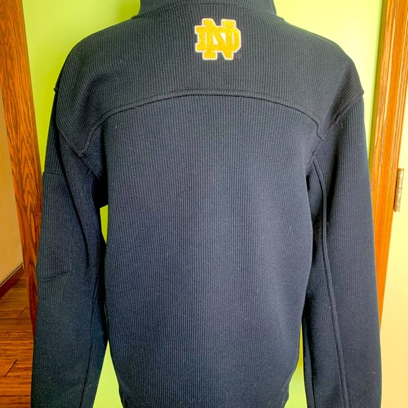 Mens Notre Dame Fighting Irish Fleece Pullover size M - Picture 2 of 3